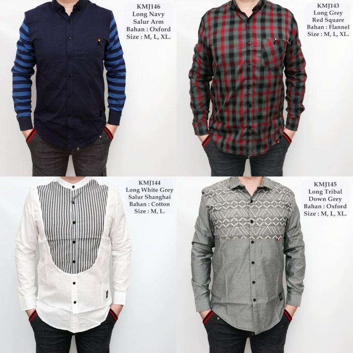 Jual Kemeja Lengan Panjang Kemeja Cowok Fashion Cowok Keren Jakarta Barat Good Fashion Style Tokopedia