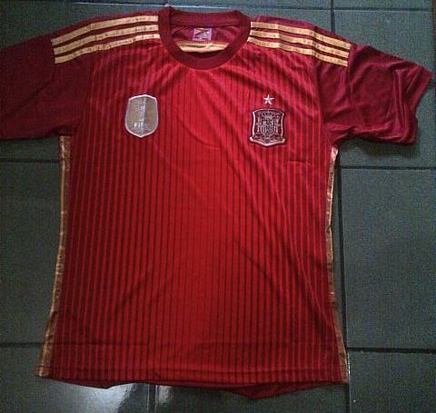 jual kaos bola jersey 7star seven spain spanyol home jual kaos bola jersey 7star seven spain spanyol home