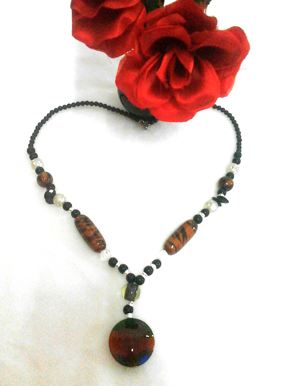jual kalung etnik bulat coklat san s collections jual kalung etnik bulat coklat san s collections