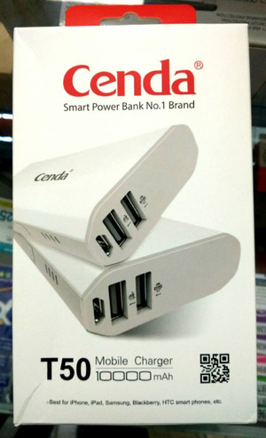 jual power bank cenda 10000mah t50 by vivan garansi 1 jual power bank cenda 10000mah t50 by vivan garansi 1
