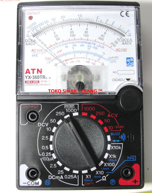 jual multitester multimeter avometer voltmeter analog merk jual multitester multimeter avometer voltmeter analog merk