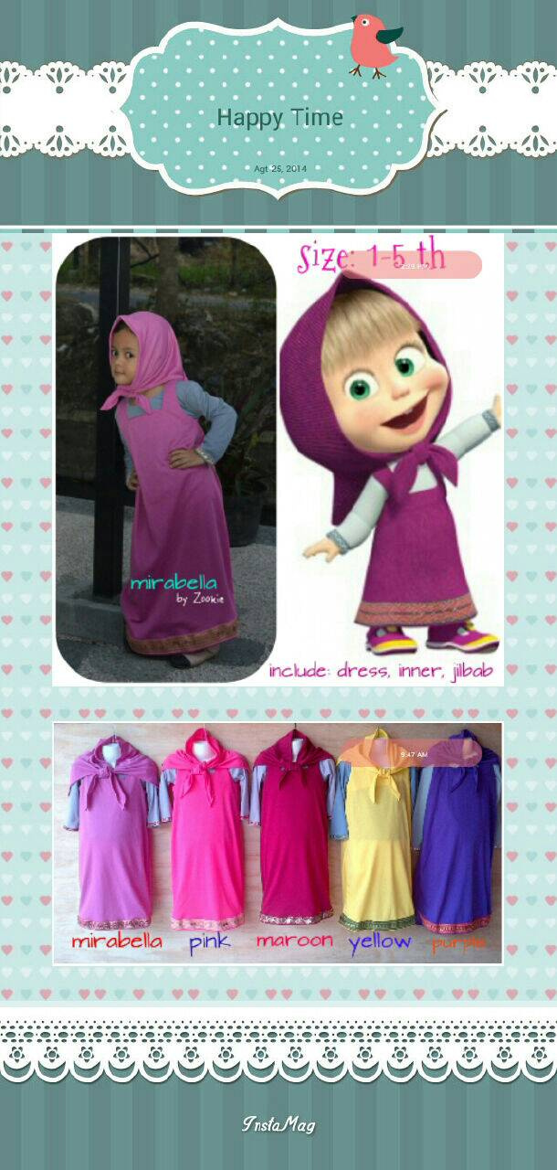 Jual boneka marsha cek harga di PriceArea com Source · Baju Masha and The Bear untuk