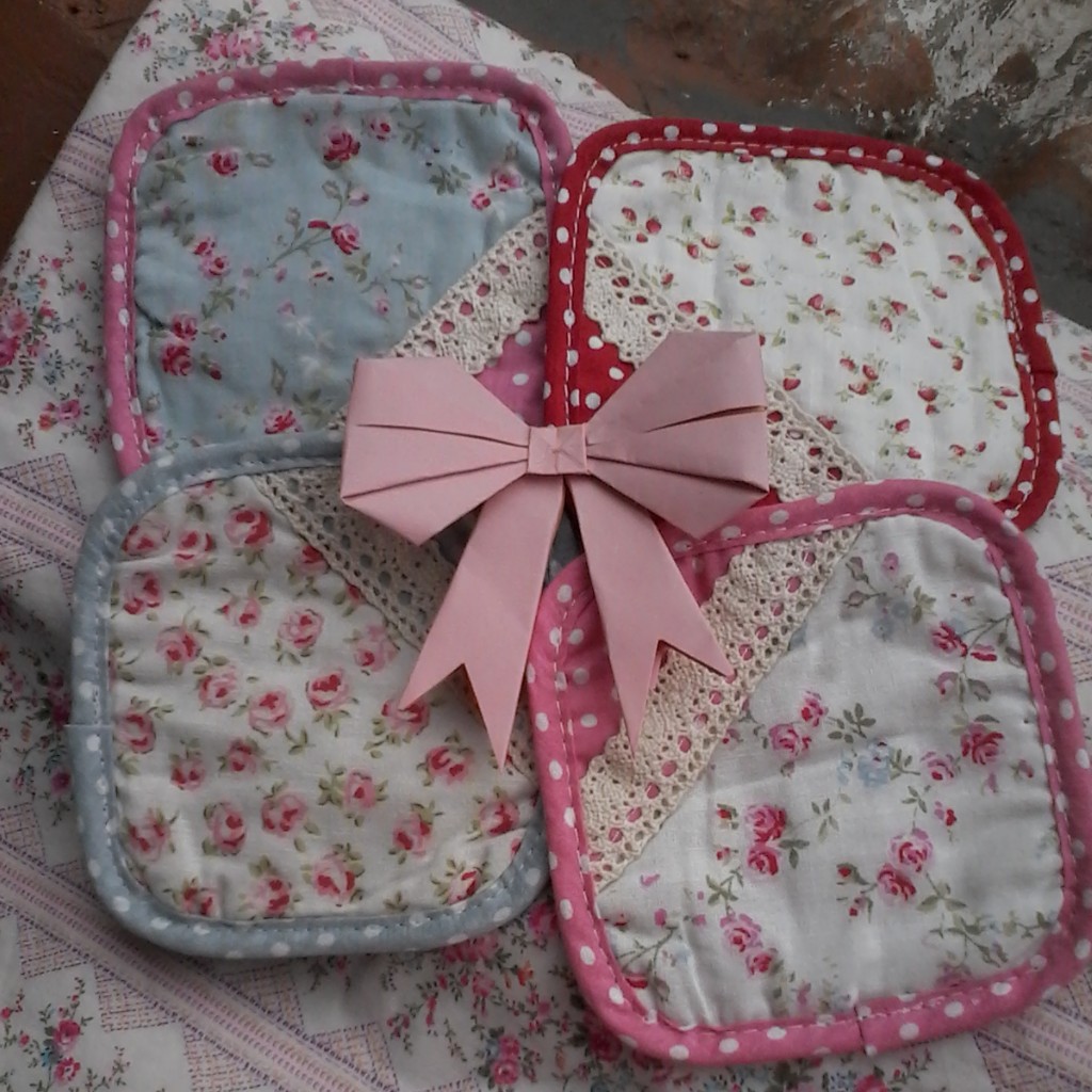 jual shabby chic fabric coaster tatakan gelas astrikaria house jual shabby chic fabric coaster tatakan gelas astrikaria house