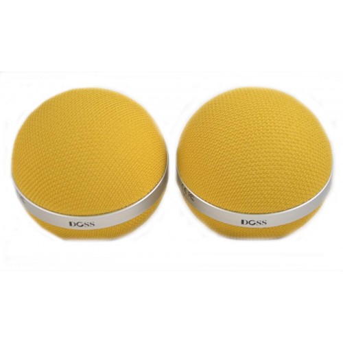 jual doss ds 3d stereo bluetooth speaker yellow best memory jual doss ds 3d stereo bluetooth speaker yellow best memory
