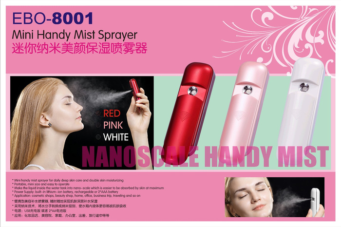 Nano Spray Cas / Charger / Emily Nano Spray Ibeauty Editon Generasi 2 Terbaru