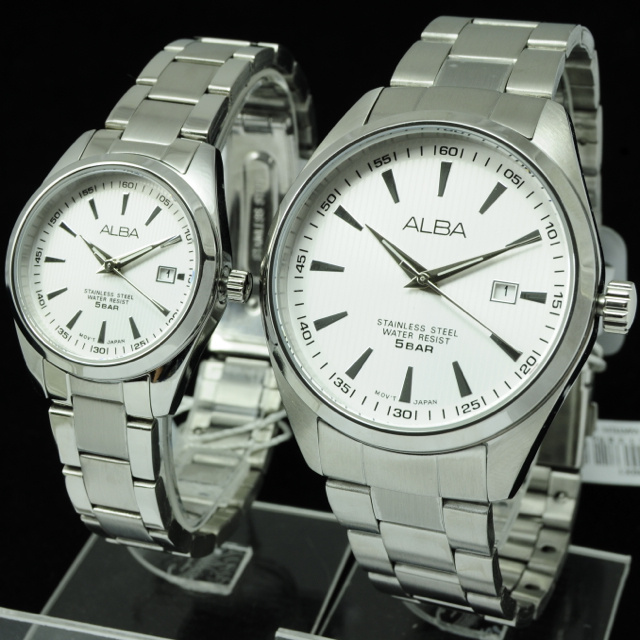 jual harga sepasang jam tangan alba original andre jual harga sepasang jam tangan alba original andre