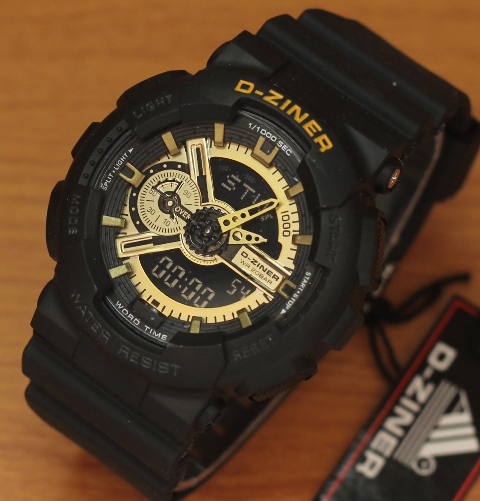 ... Rubber Strap Abu Abu Hitam Dz Source · Dual Time Jam Tangan Pria Strap Karet Hitam List Biru Source Jual Jam Tangan D Ziner
