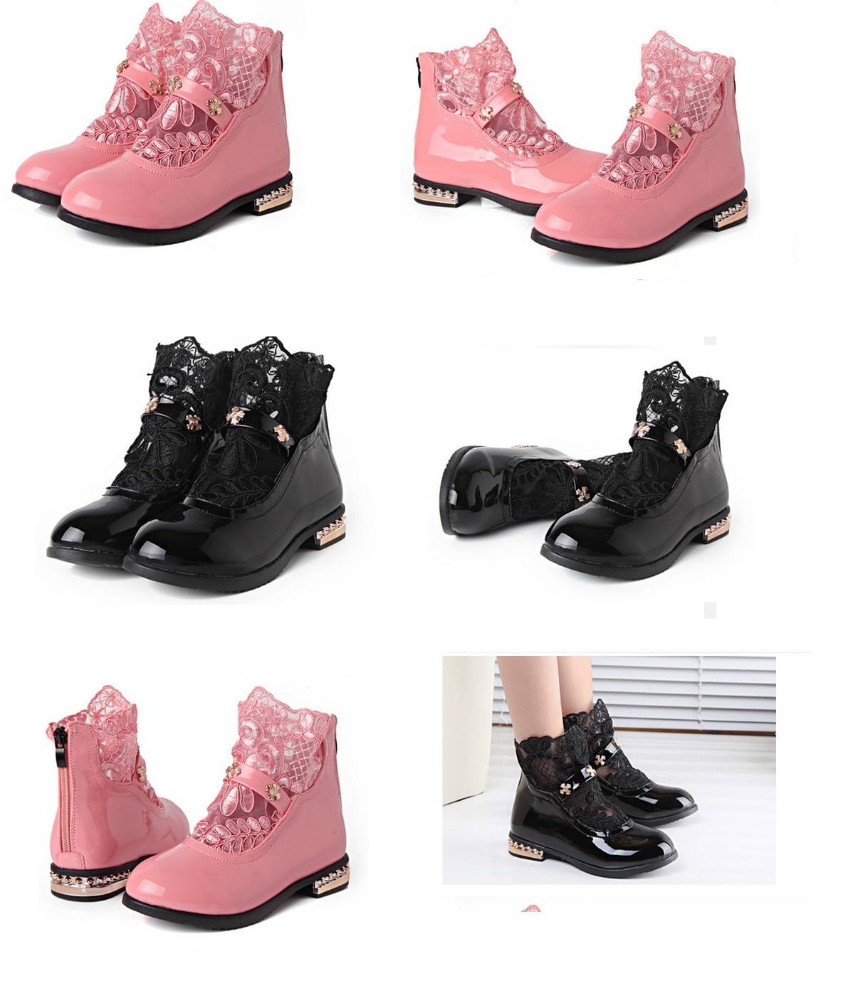 jual sepatu anak heel renda lace import big size no 32 jual sepatu anak heel renda lace import big size no 32