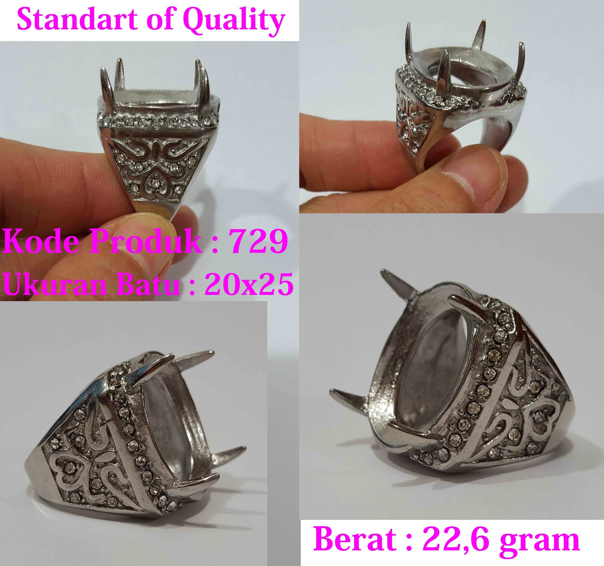 jual 729 emban ikatan batu ring cincin cangkang titanium warna silver klikcangkang jual 729 emban ikatan batu ring cincin cangkang titanium warna silver klikcangkang