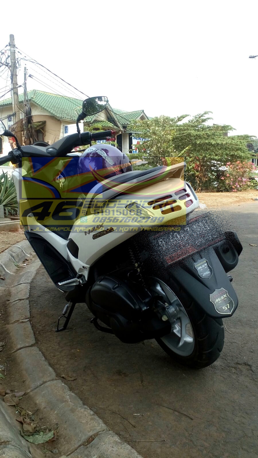 Jual Cover Knalpot Yamaha Nmax 155 46Bodywork Tokopedia