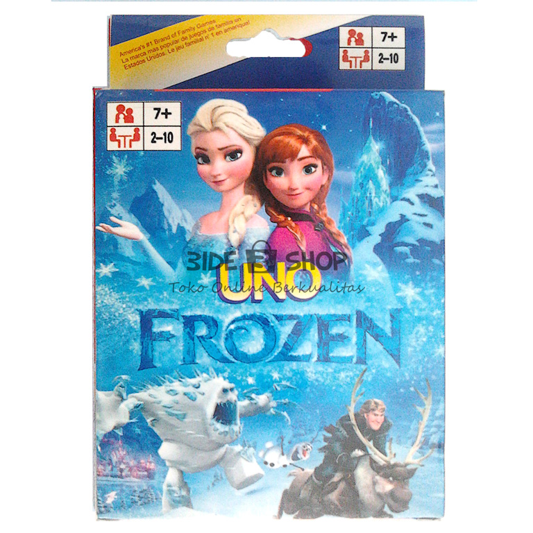 jual mainan kartu uno karakter frozen card hobi jual mainan kartu uno karakter frozen card hobi