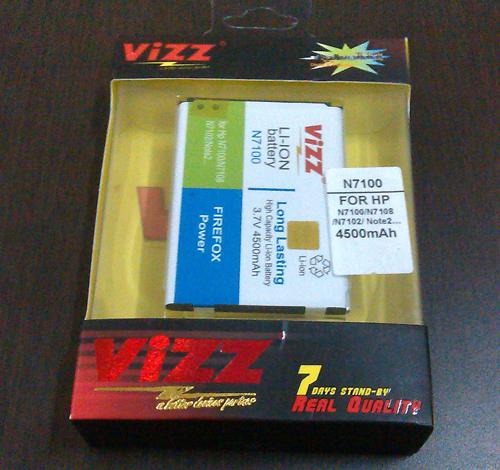 jual baterai power vizz samsung galaxy note 2 n7100 jual baterai power vizz samsung galaxy note 2 n7100