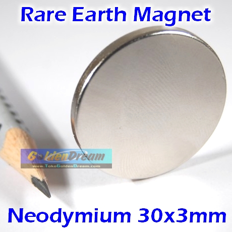 jual strong magnet neodymium 30x3mm silinder diameter 30 tebal 3 mm n52 golden jual strong magnet neodymium 30x3mm silinder diameter 30 tebal 3 mm n52 golden