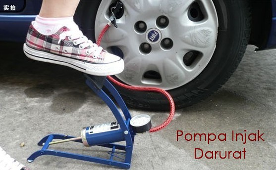 Harga POMPA INJAK DARURAT BISA UNTUK BAN MOTOR MOBIL SEPEDA KURSI ANGIN
