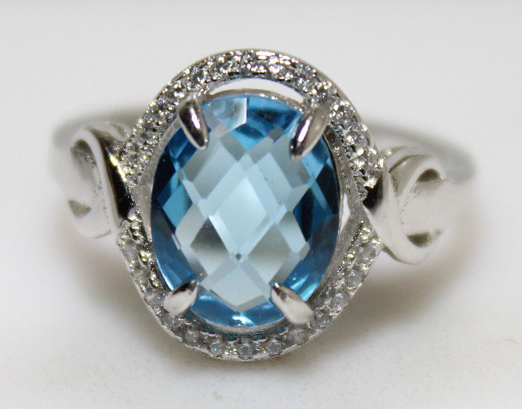 jual cincin batu permata swiss blue topaz ring jual cincin batu permata swiss blue topaz ring