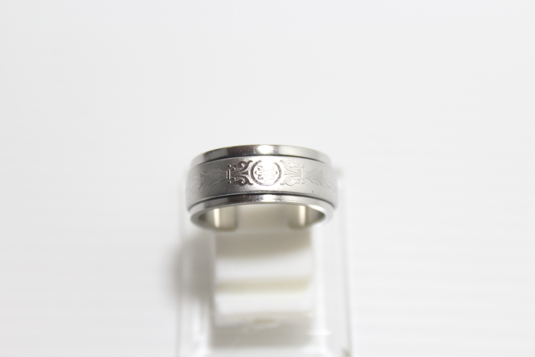 Cincin Stainless Steel Untuk Cewek Dan Cowok / Unisex A074