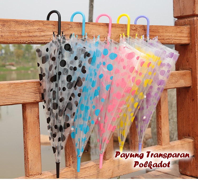 jual payung transparan polkadot payung keren model transparan pan pan jual payung transparan polkadot payung keren model transparan pan pan