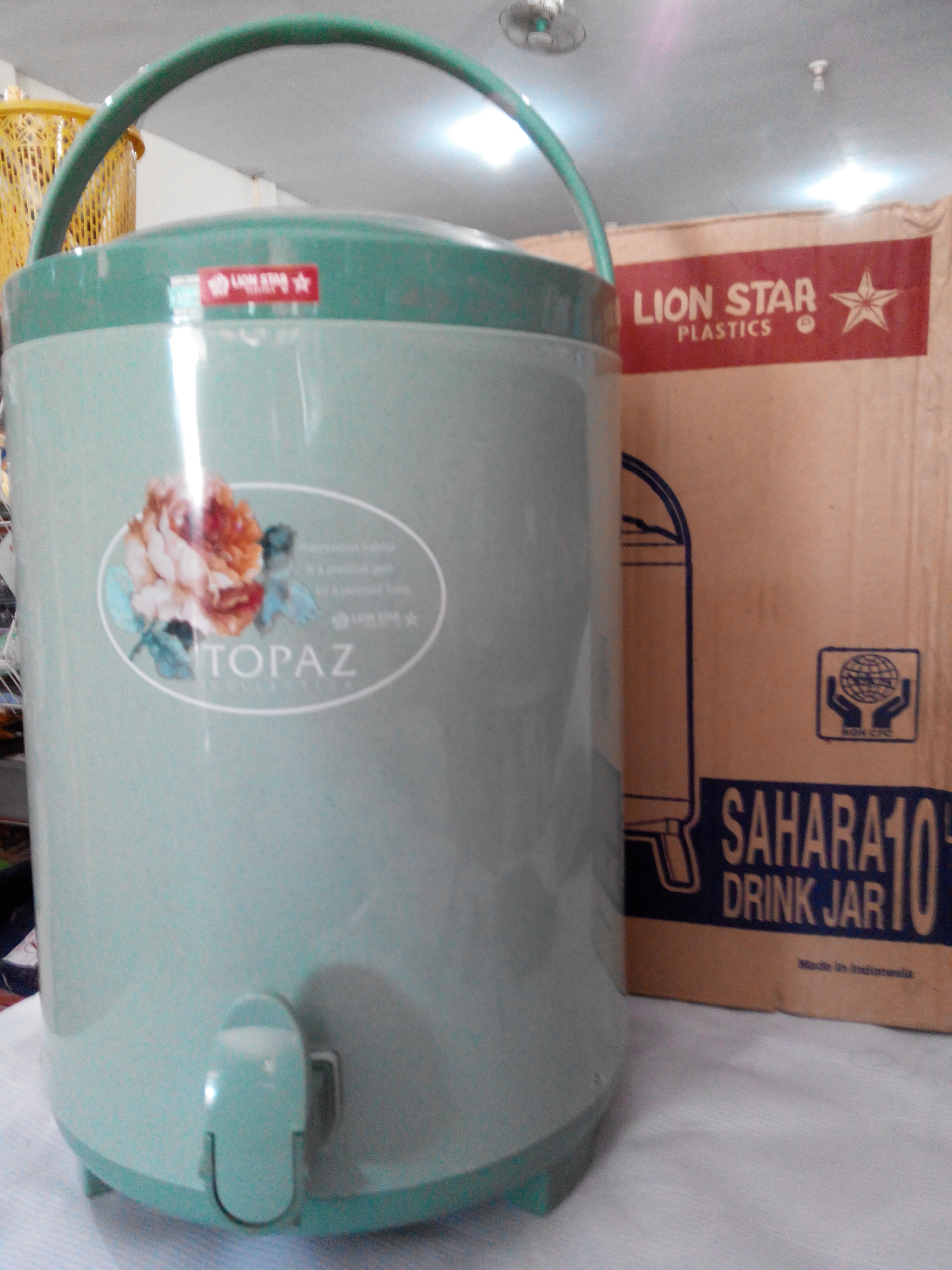 Jual Drink Jar Sahara 10 Ltr Lion Star Gentong Mas Tokopedia