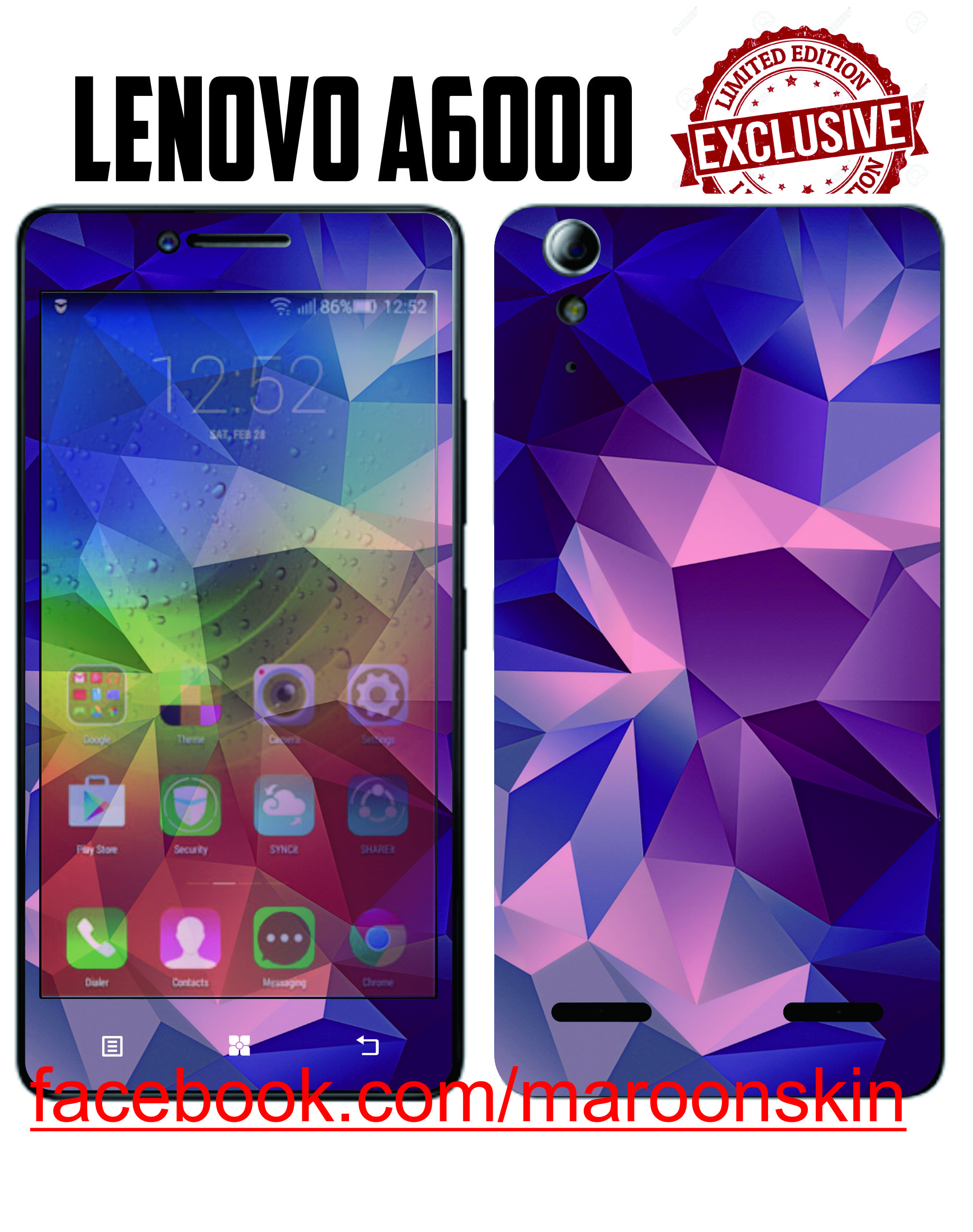 jual garskin lenovo a6000 color maroonskin jual garskin lenovo a6000 color maroonskin