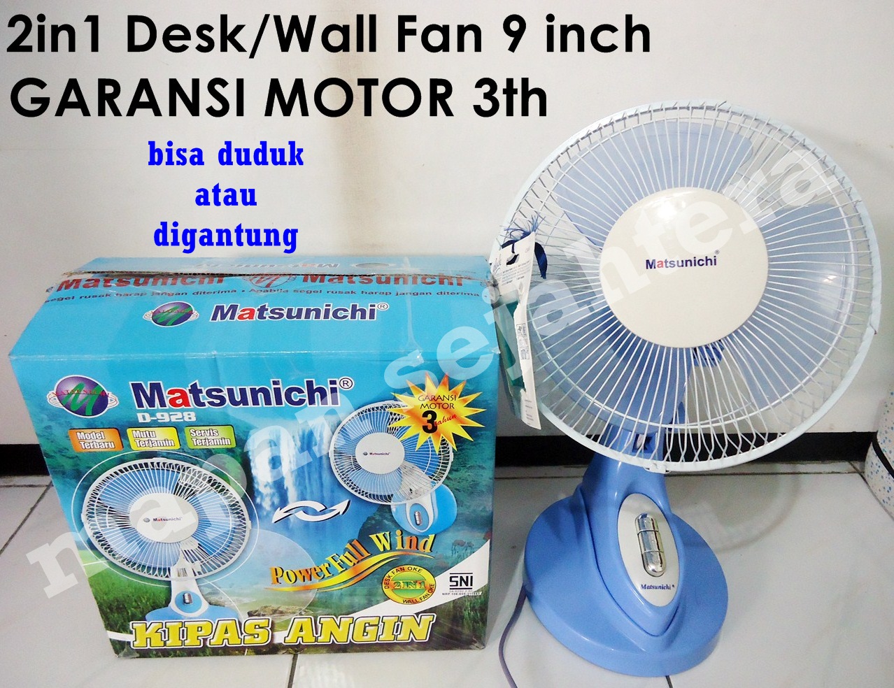 jual kipas angin kecil duduk gantung matsunichi d 928 jual kipas angin kecil duduk gantung matsunichi d 928