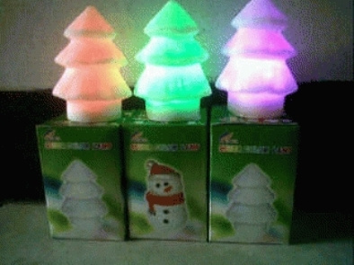 Jual lampu natal santa klaus boneka salju snowman lapu