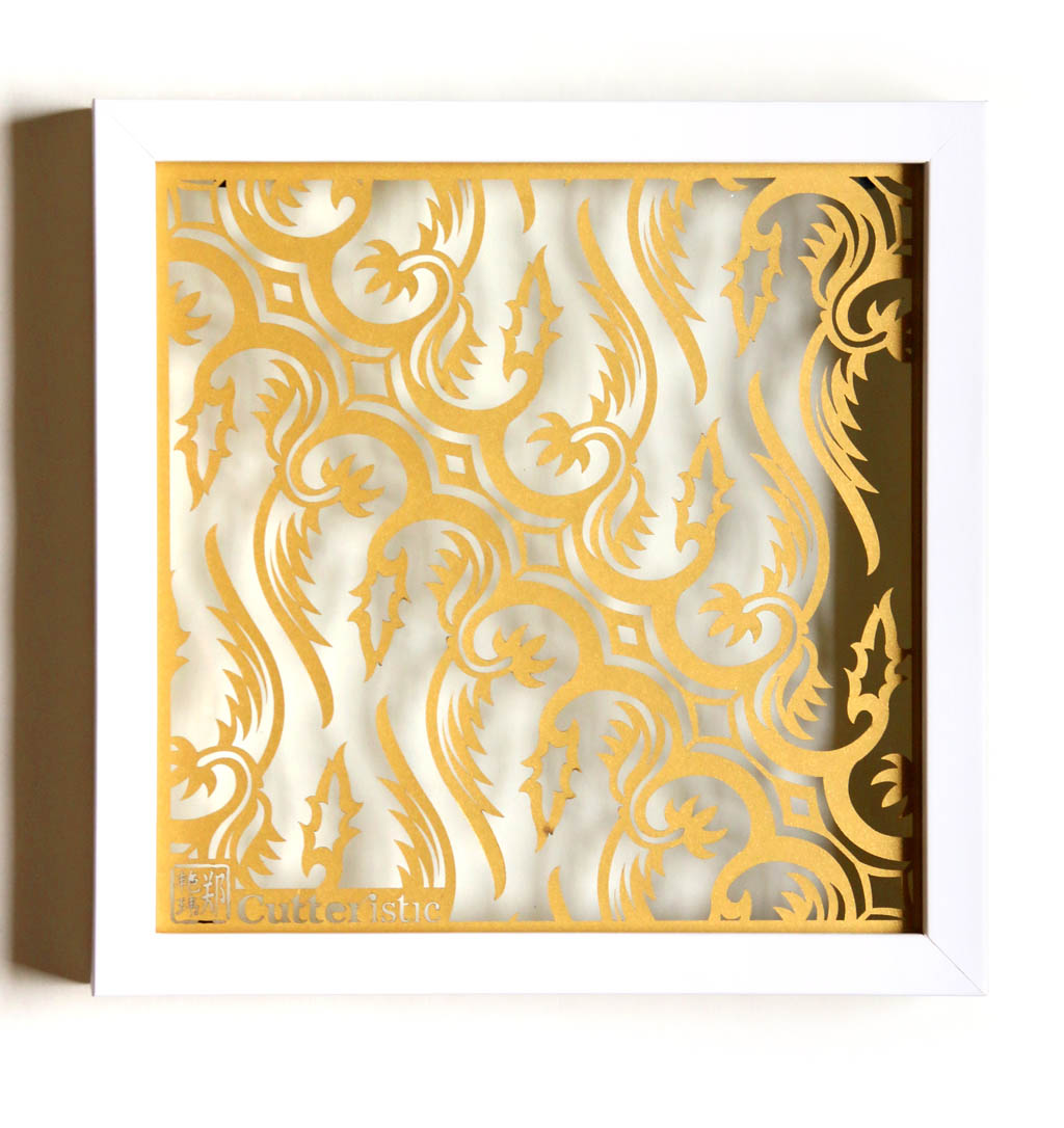 jual bingkai paper cutting 24x24 cm putih tanpa kaca jual bingkai paper cutting 24x24 cm putih tanpa kaca