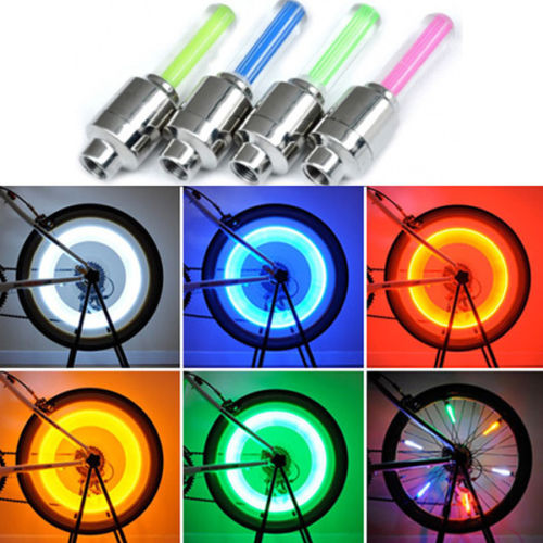 Harga Bike Car Tyre Neon Wheel LED Tutup Pentil LED Ban Motor Mobil Sepeda