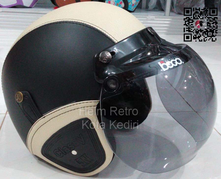 jual helm retro sni hitam lg krem bogo import asli 100 di jual helm retro sni hitam lg krem bogo import asli 100 di
