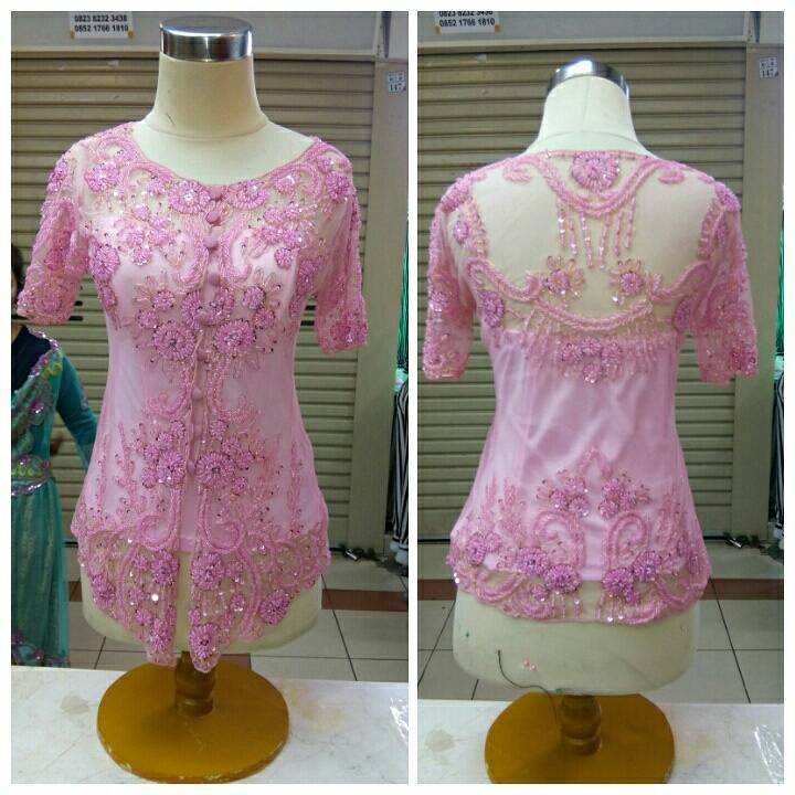 jual kebaya plat lengan pendek butik d f jual kebaya plat lengan pendek butik d f