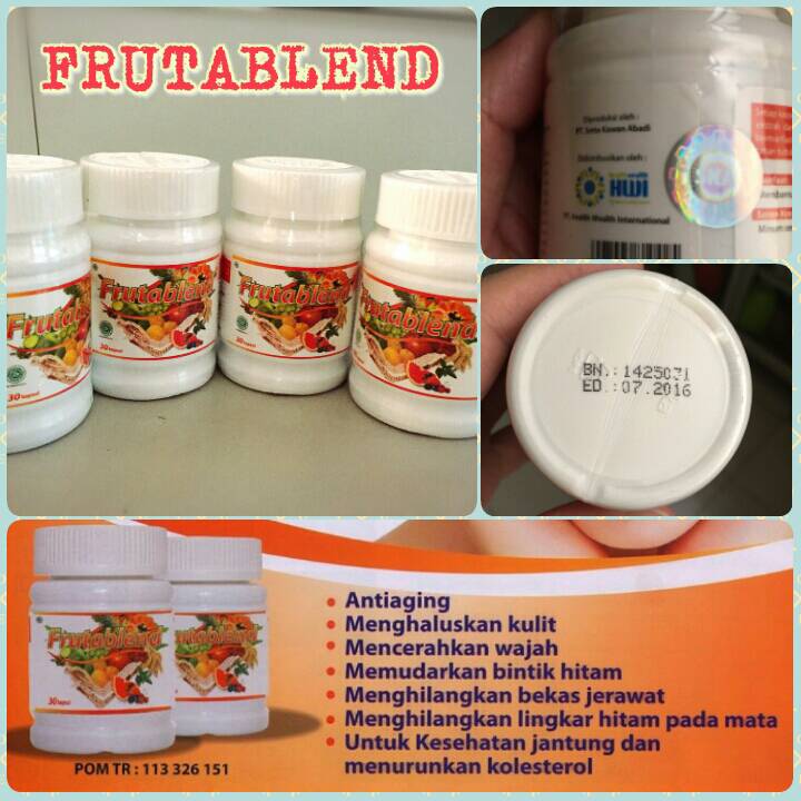 jual frutablend 100 original pt hwi mui ska bpom bunny collection jual frutablend 100 original pt hwi mui ska bpom bunny collection