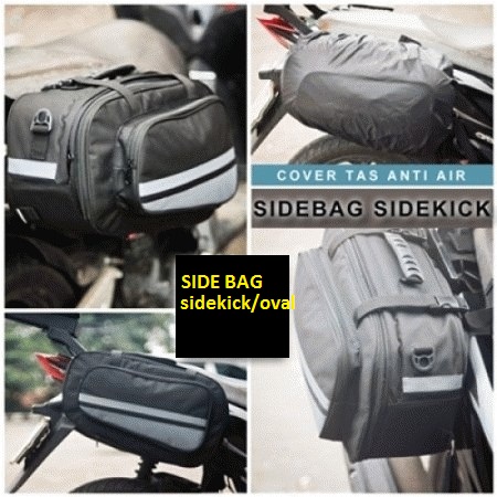 Harga Side Bag Oval / Sidebag motor / tas samping motor (High Quality)