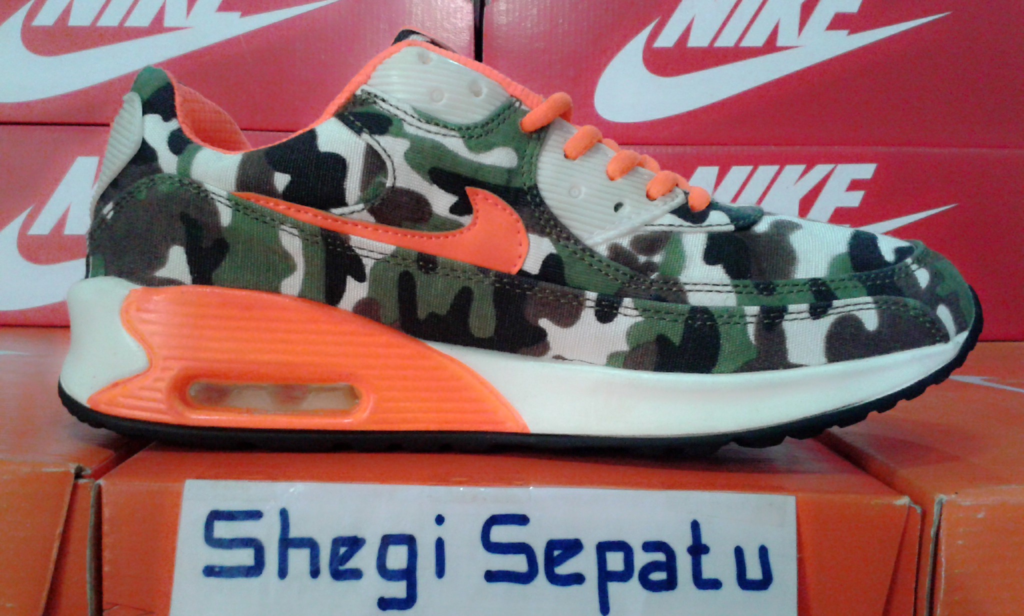 Jual Sepatu Sport Kets Running Lari Nike Air Max 90 Army jual sepatu sport kets running lari nike air max 90 army