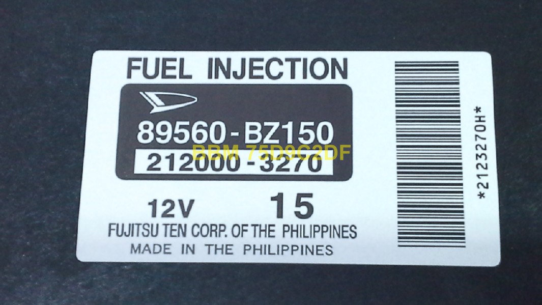 jual 89560 bz150 ecu komputer computer fuel injection avanza vvti parts toyota jual 89560 bz150 ecu komputer computer fuel injection avanza vvti parts toyota
