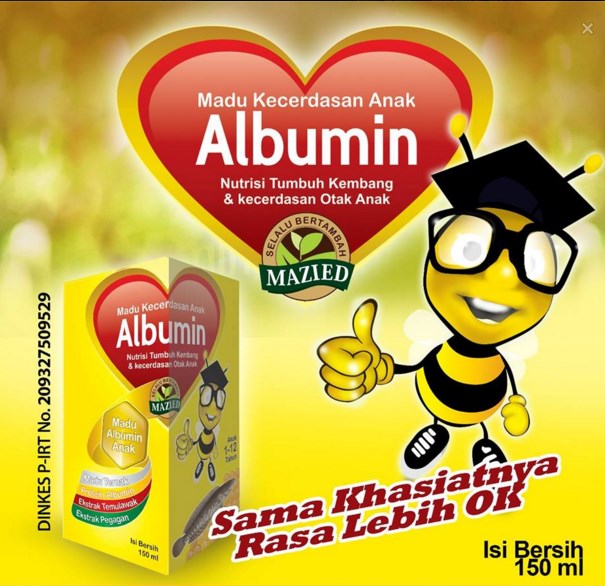 Nutrisi Meningkatkan Kecerdasan Otak Dan Mempertajam Daya Ingat Source · Jual Madu anak Albumin