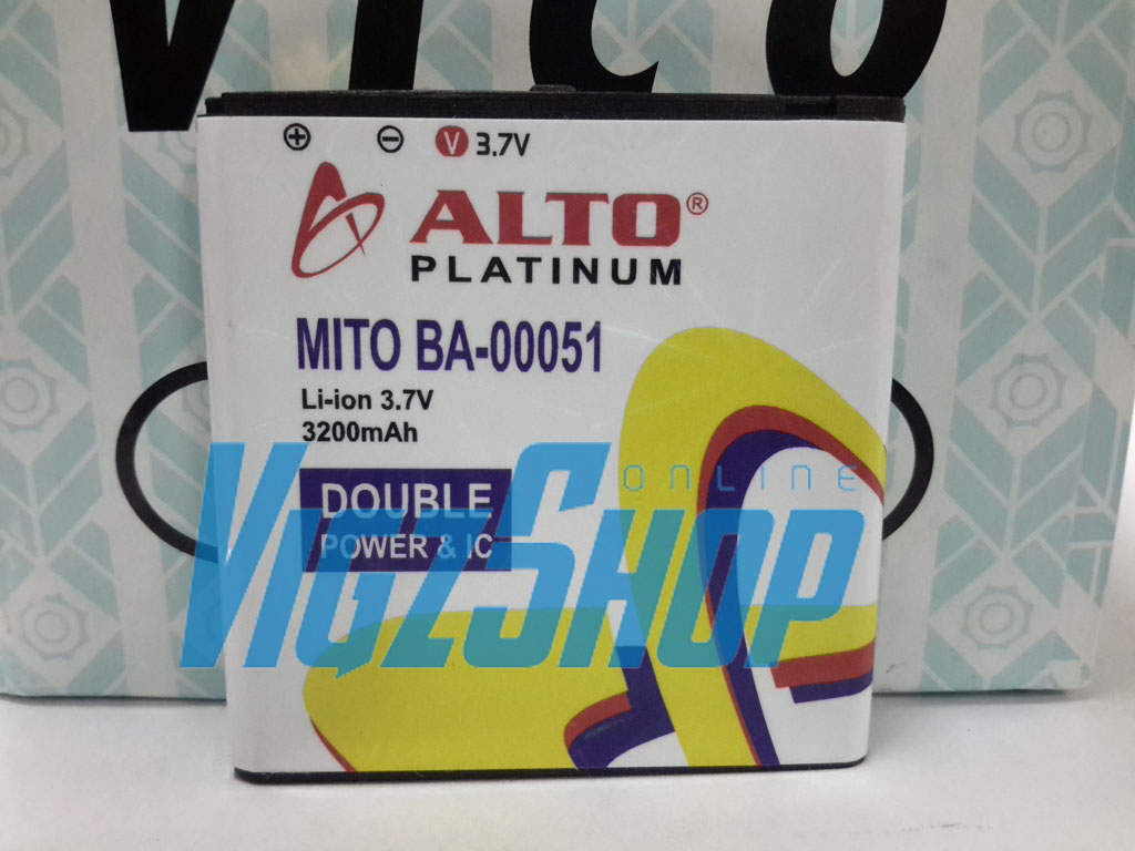 jual baterai battery mito a210 3200mah alto power vigzshop jual baterai battery mito a210 3200mah alto power vigzshop