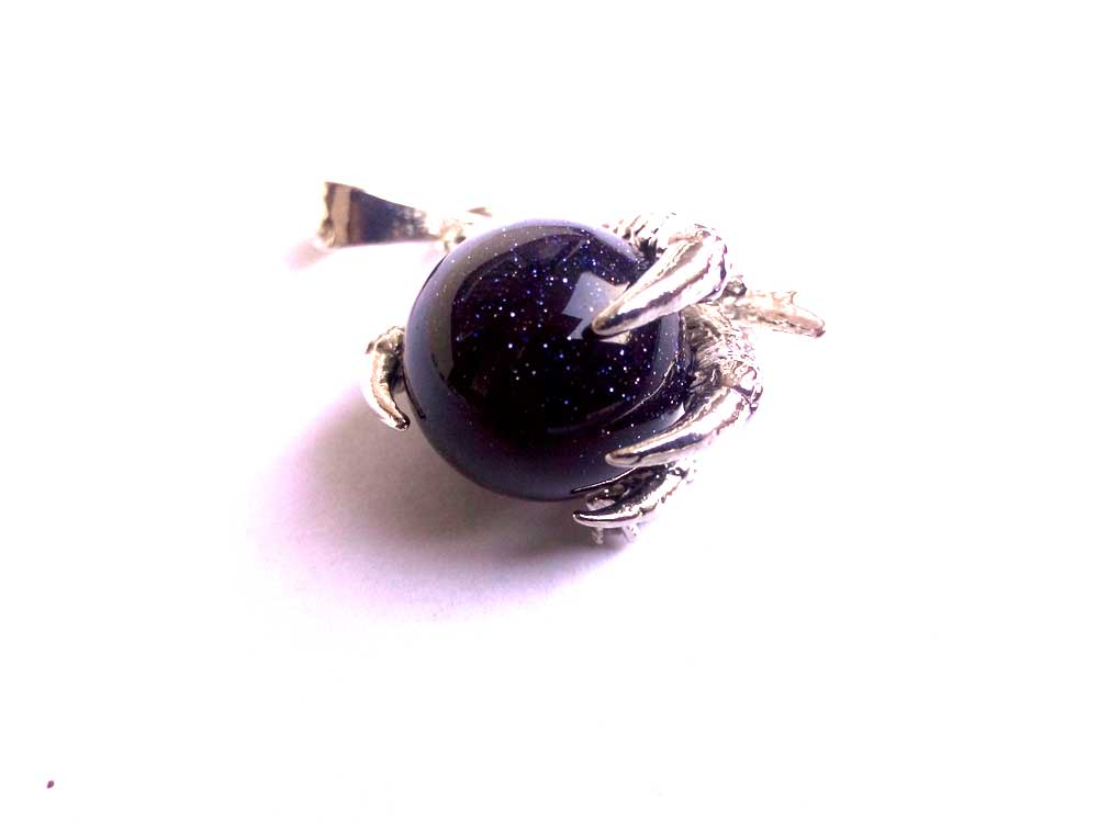 jual liontin bulat cakar batu pasir emas biru grosir cincin murah jual liontin bulat cakar batu pasir emas biru grosir cincin murah