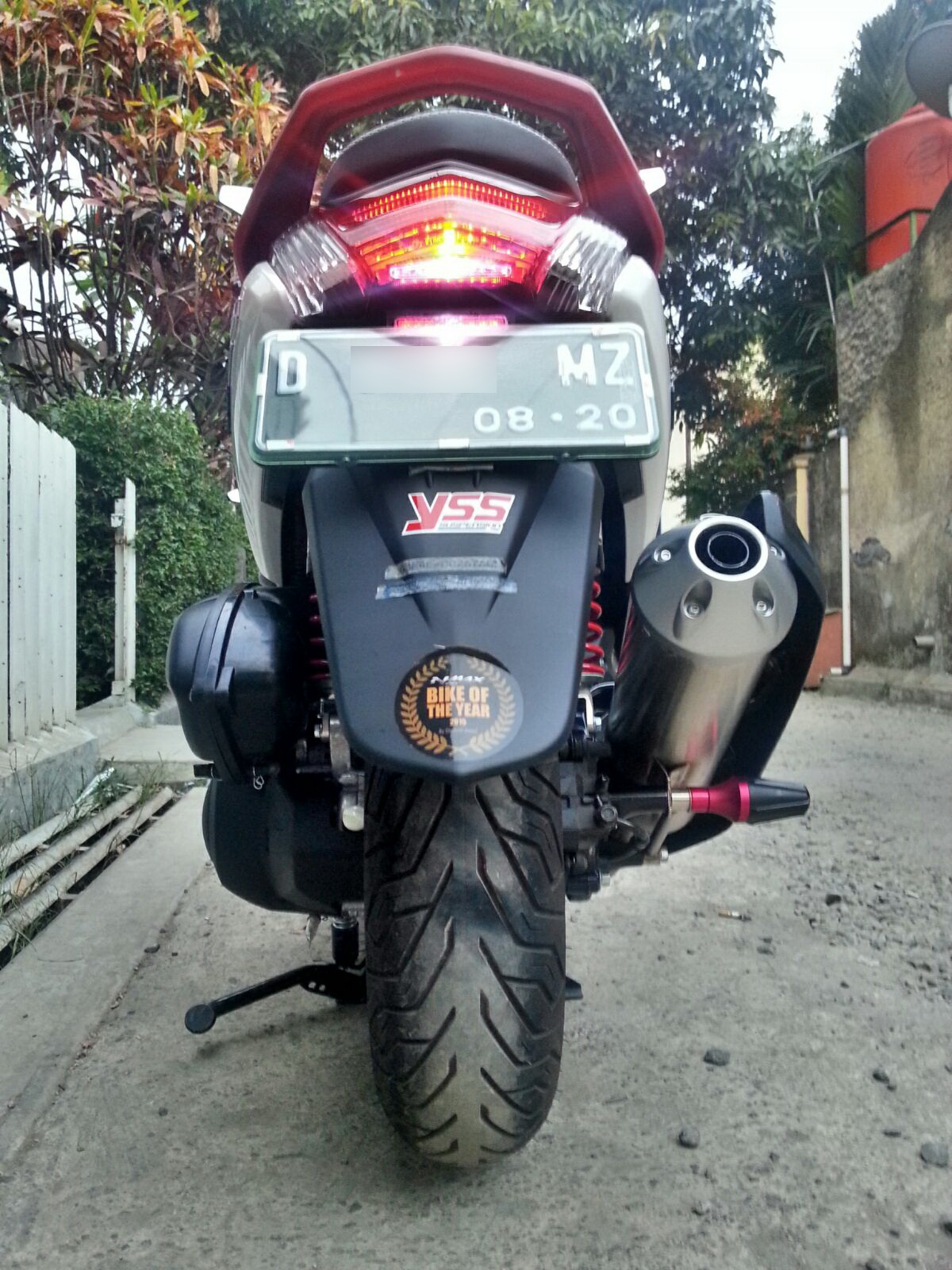 Jual Knalpot AMP SILENT POWER STAINLESS STEEL SX For YAMAHA NMAX