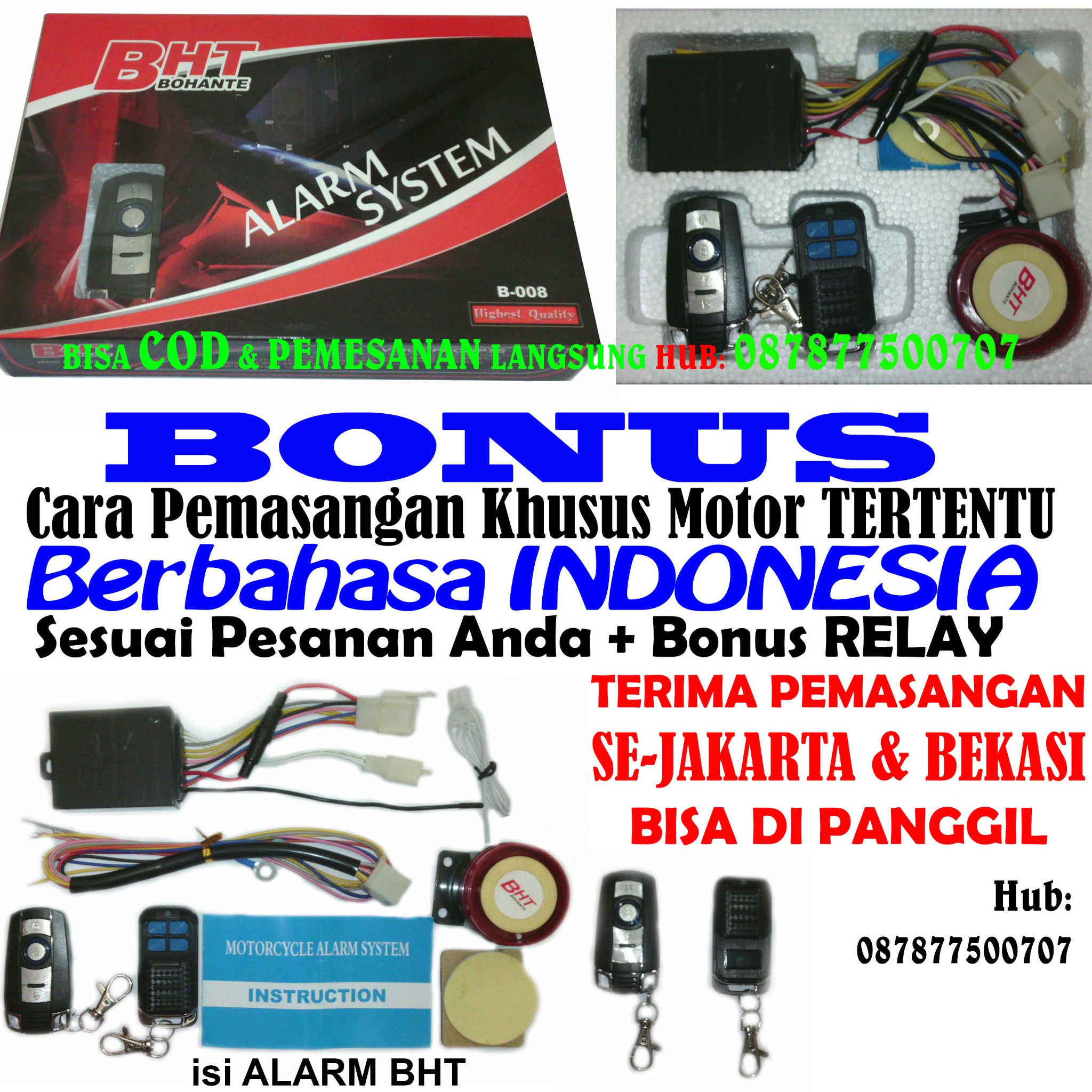 jual otomotif murah alarm motor remote di indonesia jual otomotif murah alarm motor remote di indonesia