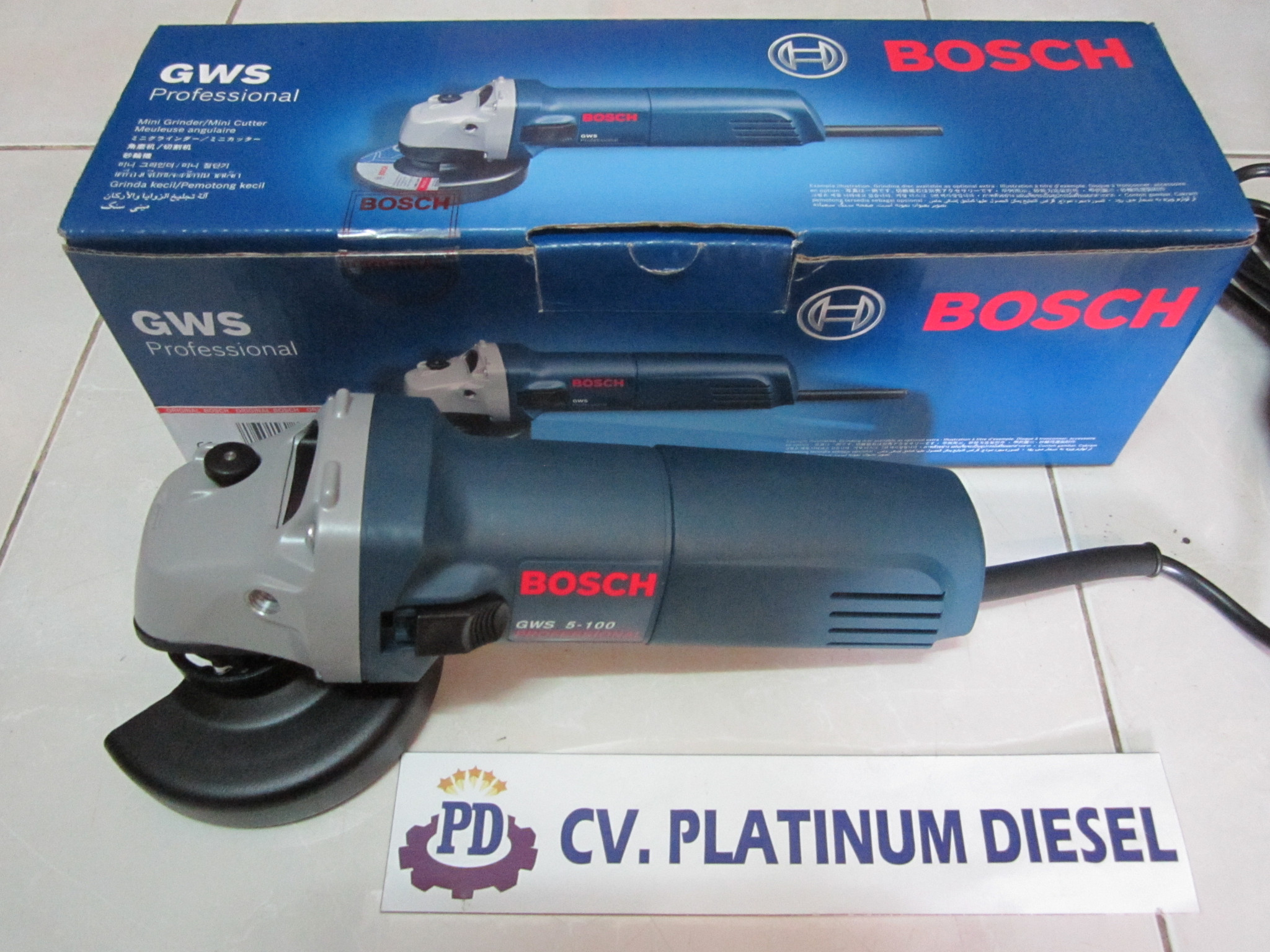 Harga Bosch Gws 5 100 Mesin Gerinda Tangan 4 Biru Indonesia Bot Source .