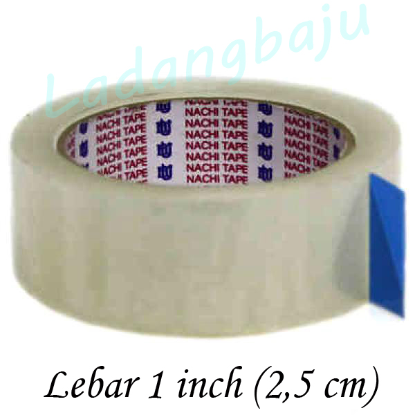 jual lakban bening nachi 1 inch opp plakban naci isolasi solasi ladangbaju jual lakban bening nachi 1 inch opp plakban naci isolasi solasi ladangbaju