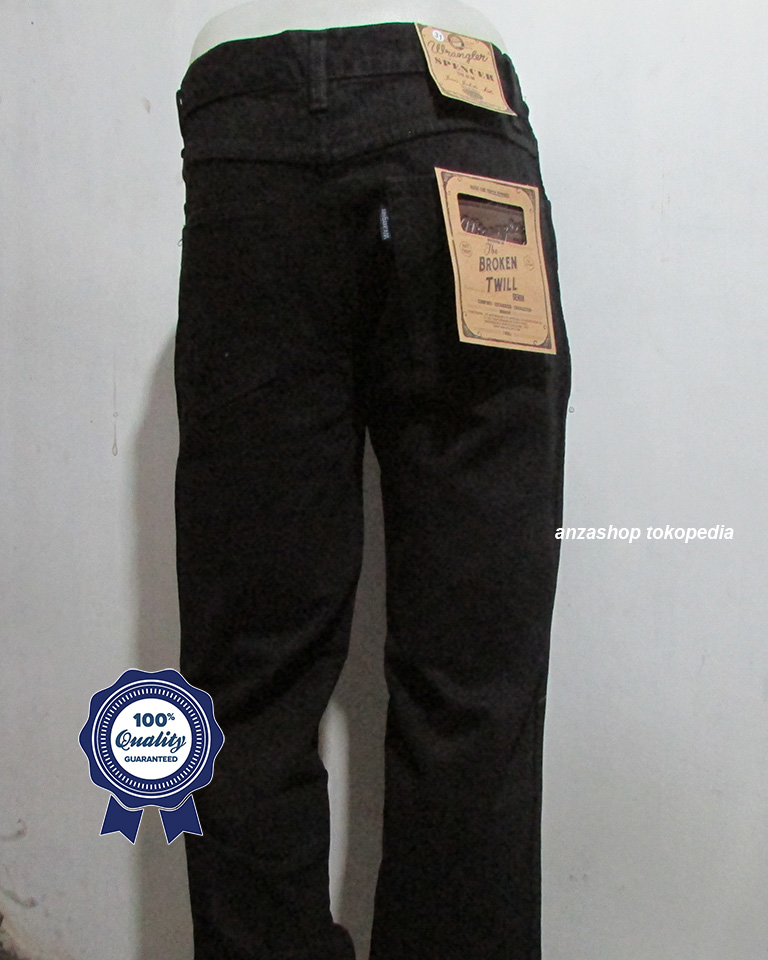 jual celana branded wrangler standar regular hitam 33 38 co anza shop jual celana branded wrangler standar regular hitam 33 38 co anza shop