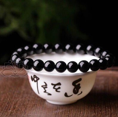 jual gelang batu asli tourmaline hitam black tourmaline bracelet 8mm sancti shop jual gelang batu asli tourmaline hitam black tourmaline bracelet 8mm sancti shop