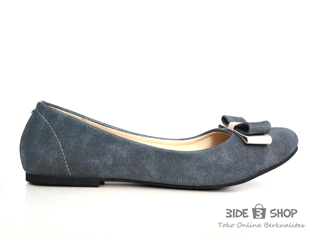 jual flat shoes biru pita denim suede sepatu wanita bide shop jual flat shoes biru pita denim suede sepatu wanita bide shop
