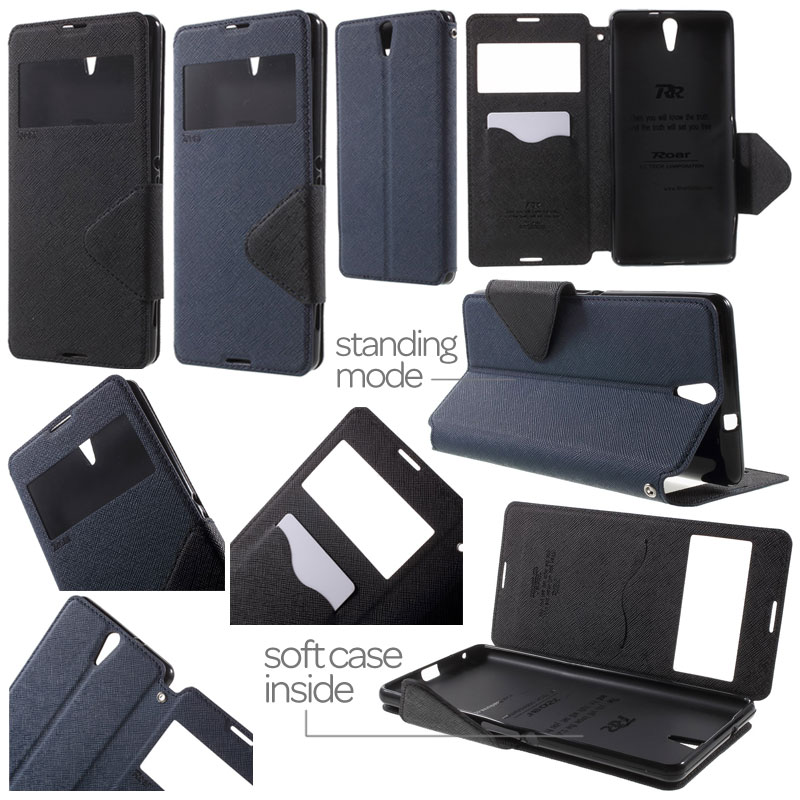 jual roar leather flip book cover dompet sarung sony xperia c5 ultra di indonesia katalog jual roar leather flip book cover dompet sarung sony xperia c5 ultra di indonesia katalog