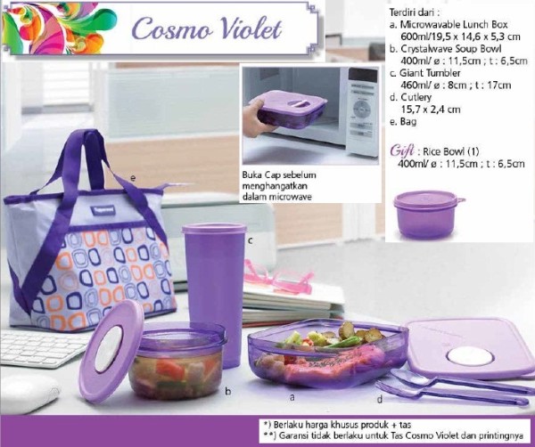 jual cosmo violet tupperware tinu tupperware jual cosmo violet tupperware tinu tupperware