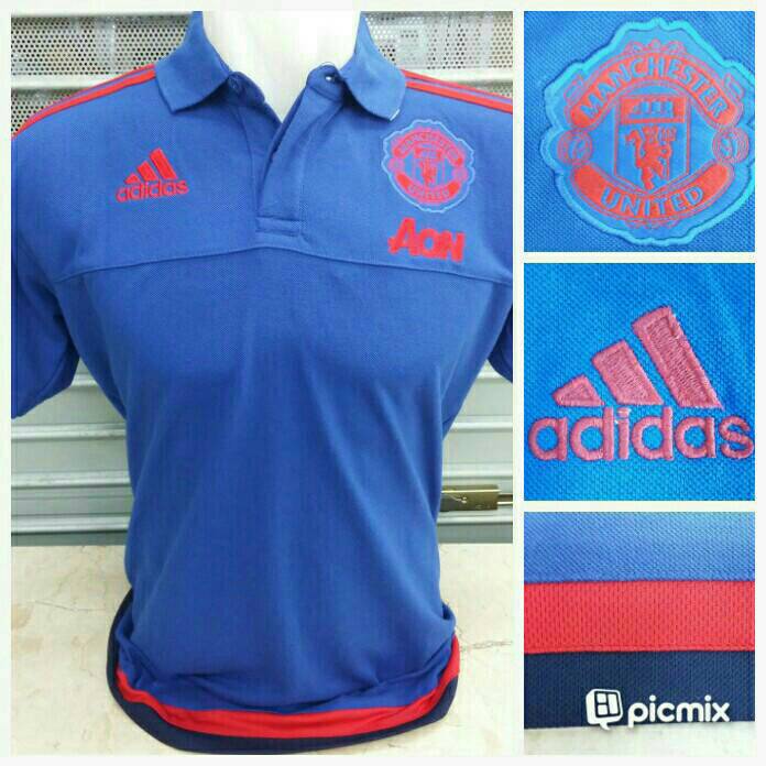 jual kaos polo shirt sepak bola grade ori manchester united blue 2015 2016 sheva sport jual kaos polo shirt sepak bola grade ori manchester united blue 2015 2016 sheva sport