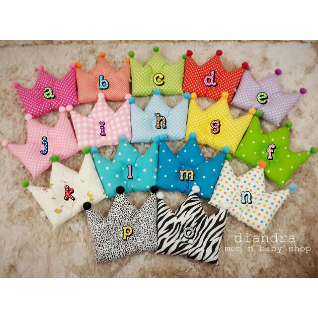 jual bantal bayi peyang crown diandra momnbabyshop jual bantal bayi peyang crown diandra momnbabyshop