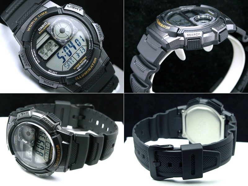 Jam Casio AE-1000W-1A (100{0cba6ab08df277df19ce8f4d7ebabb3be1366aa5cf62767fb3bb389c6668479e} ORIGINAL) Garansi 1Th Water Resist 100M