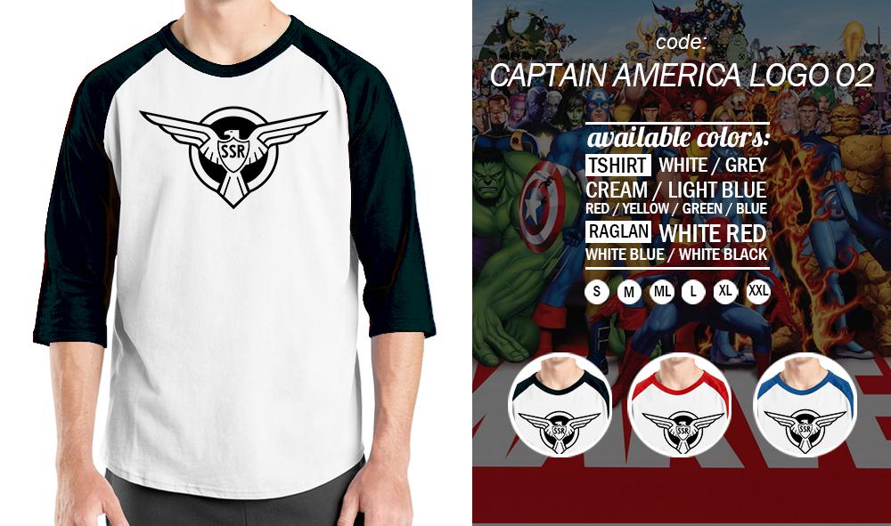 jual kaos distro ordinal superheroes captain america logo jual kaos distro ordinal superheroes captain america logo