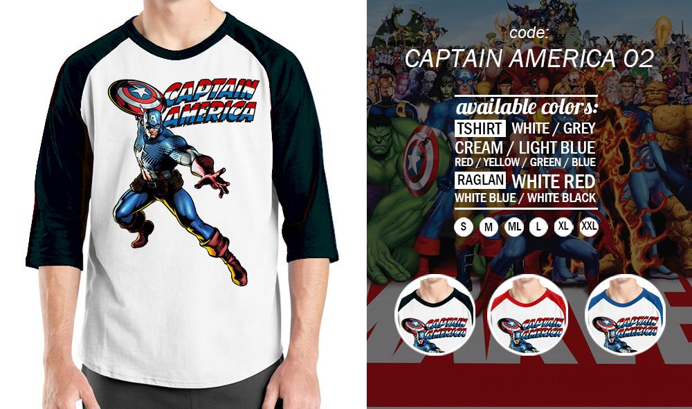jual kaos distro ordinal superheroes captain america 02 jual kaos distro ordinal superheroes captain america 02